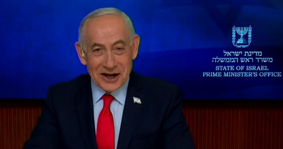 El primer ministro israelí, Benjamin Netanyahu, durante una entrevista en 'Fox News'.