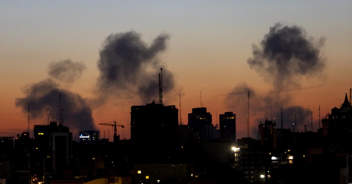 Bombardeos en Teherán (Irán)