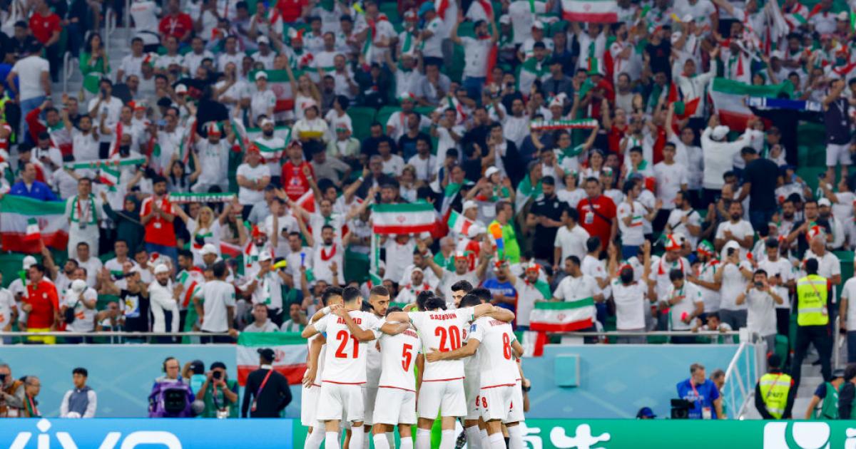 La selección de Irán, en un partido del pasado Mundial contra EE.UU.