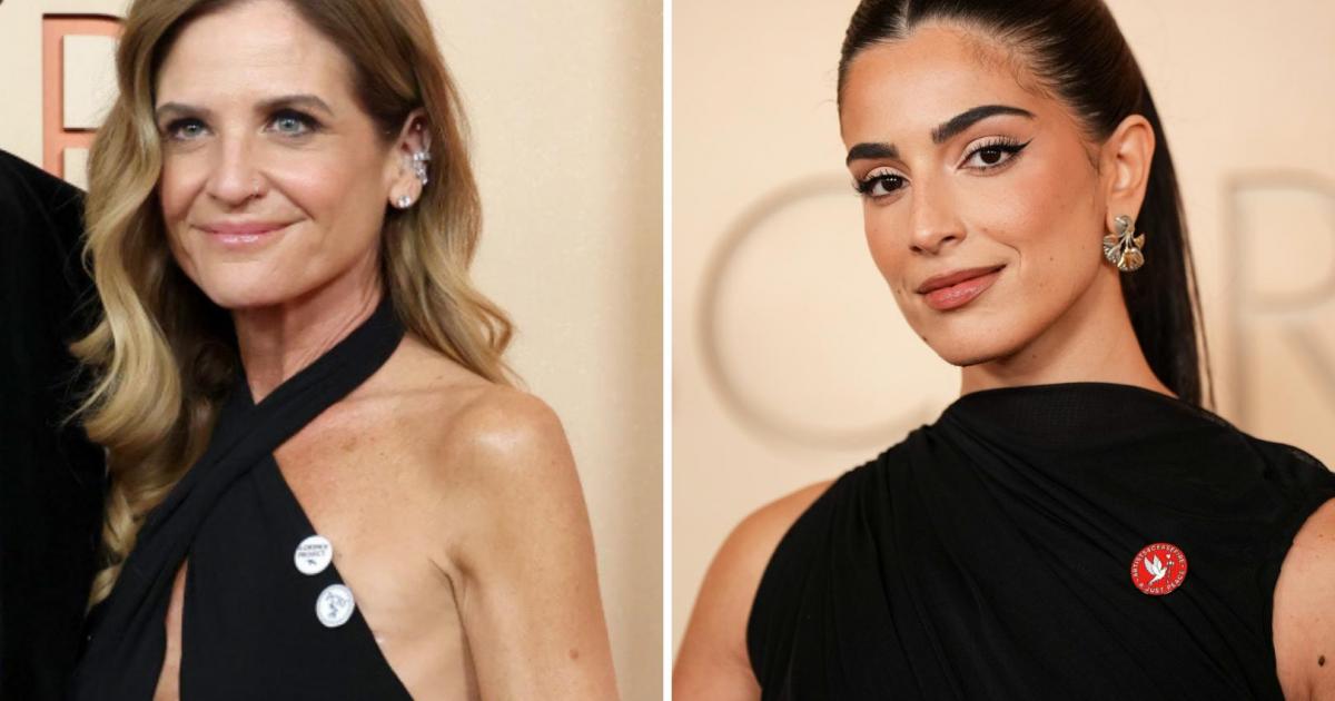 La activista Glennon Doyle y la actriz de 'La voz de Hind' Saja Kilani en la alfombra roja de los Oscar 2026.