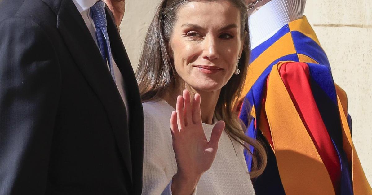 La reina Letizia, este viernes en el Vaticano
