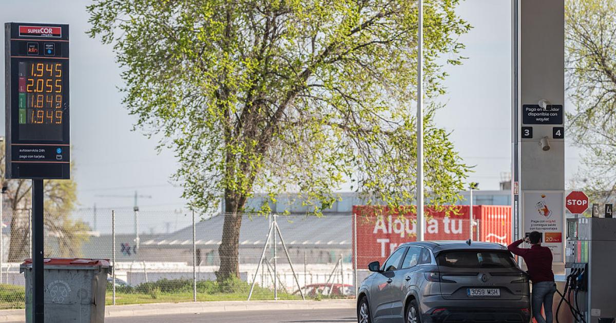 Una gasolinera de Madrid