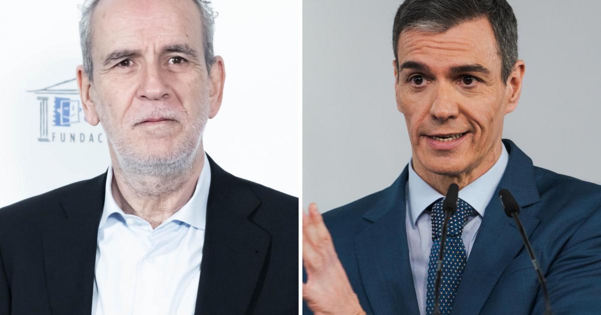 Guillermo Toledo y Pedro Sánchez.