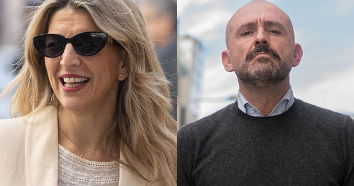 Yolanda Díaz y Jaime de los Santos