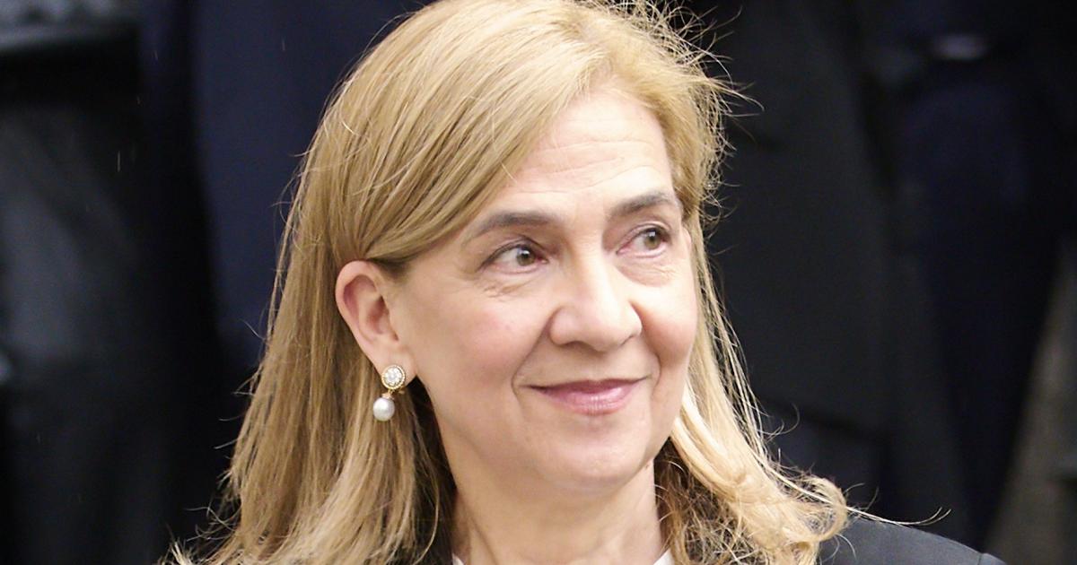 La infanta Cristina en el funeral de su primo Fernando Gómez-Acebo en abril de 2024