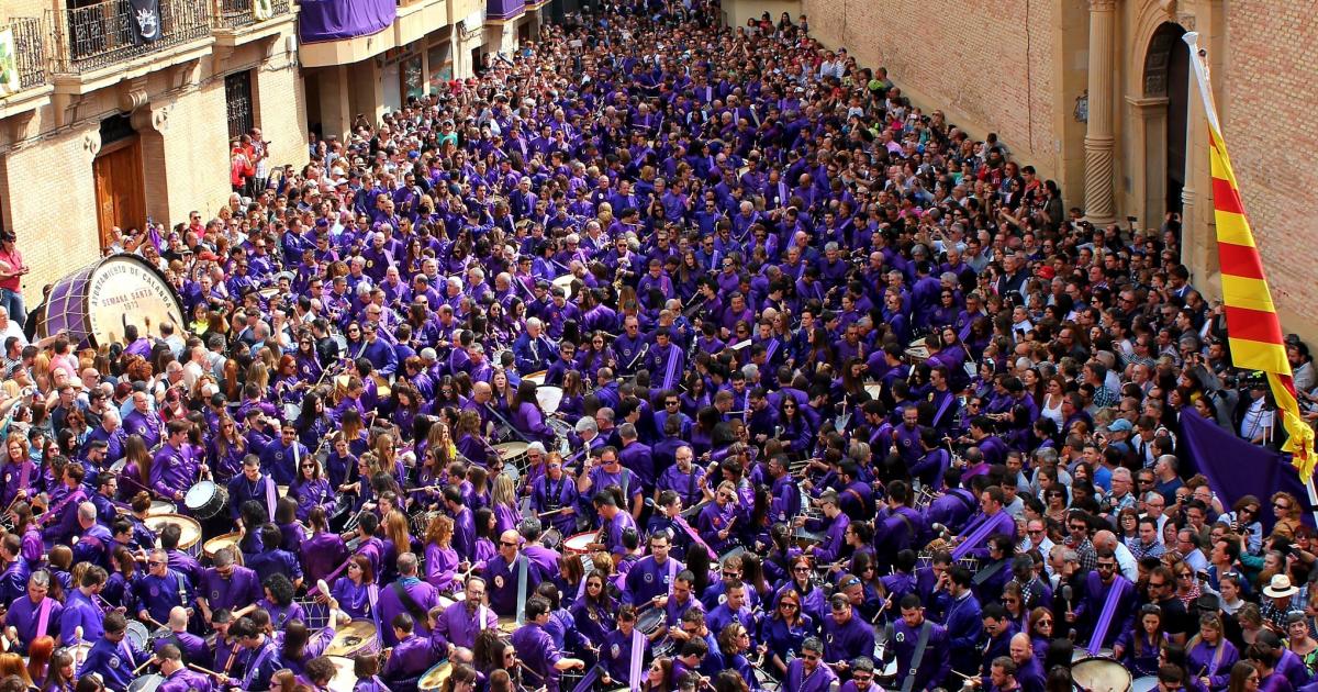 Imagen de la Rompida de la Hora de Calanda