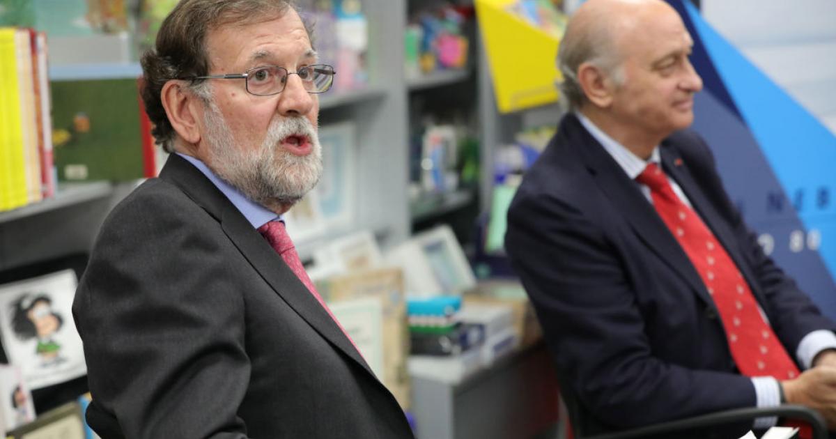Mariano Rajoy y Jorge Fernández Díaz, en 2019