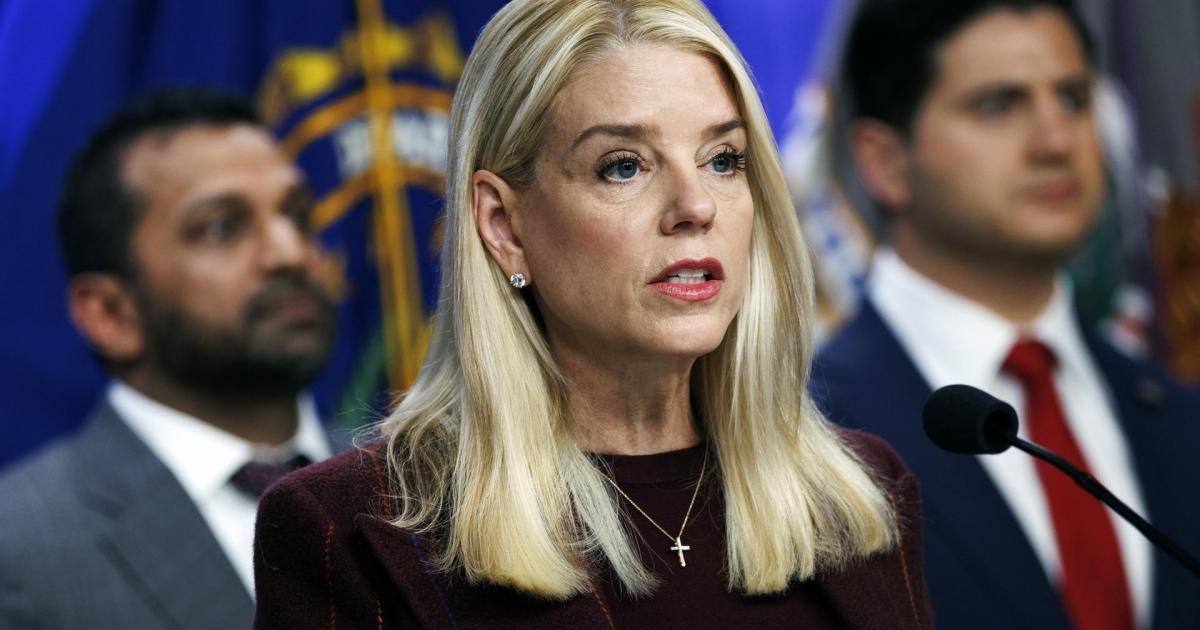 La hasta ahora fiscal general de EEUU, Pam Bondi, en una imagen de archivo