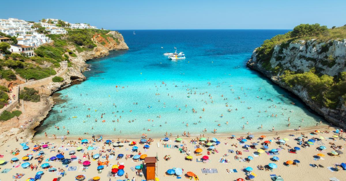 Una playa de Mallorca.