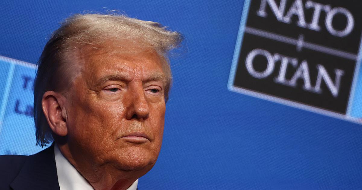 Donald Trump, durante la última cumbre de la OTAN