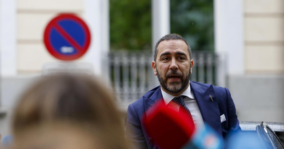 El empresario Víctor de Aldama a su llegada al Tribunal Supremo este miércoles