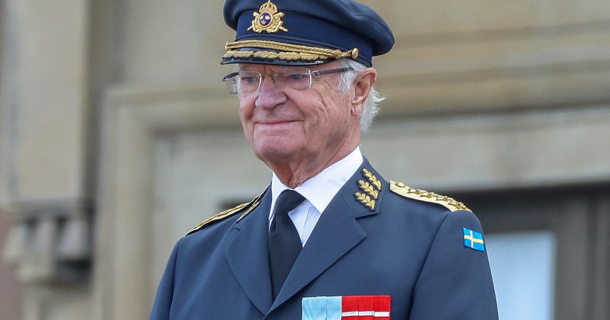 Carlos XVI Gustavo de Suecia en su 80º cumpleaños en el Palacio Real de Estocolmo