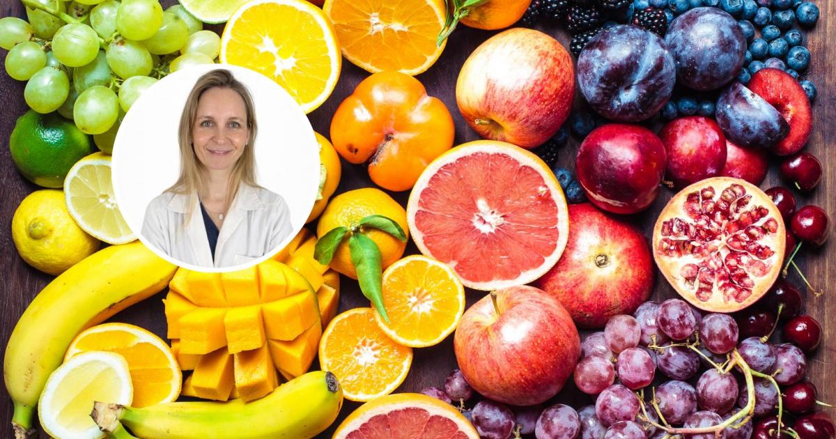 Fruta e Irene Pinilla