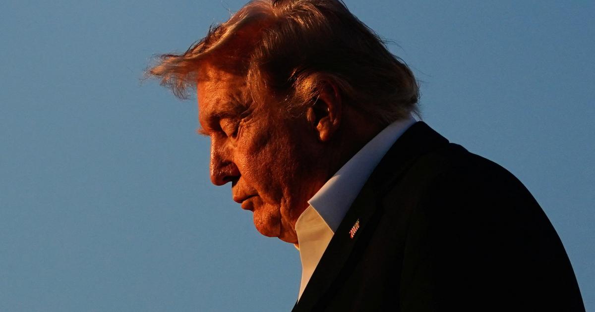 El presidente de Estados Unidos, Donald Trump, a su llegada a la base conjunta Andrews, el 3 de mayo de 2026.