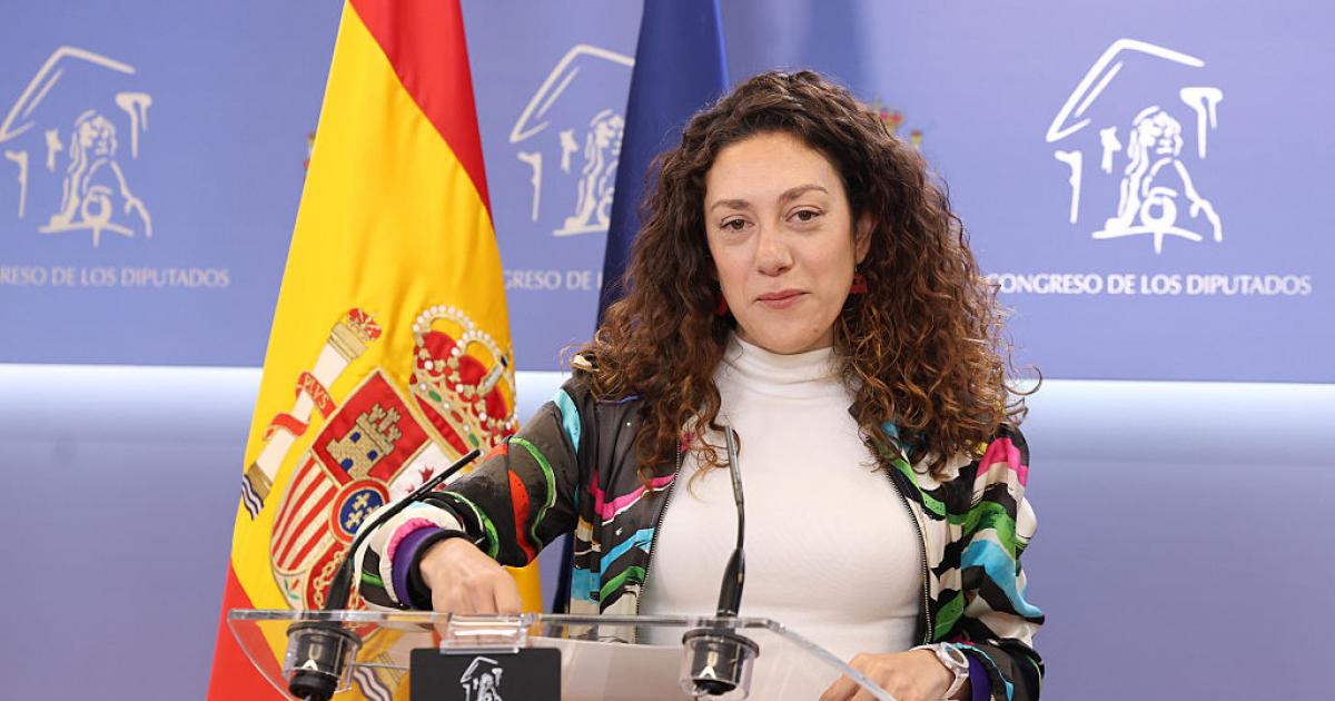 MADRID, SPAIN - MAY 05: Sumar MP Aina Vidal during a press conference at the Congress of Deputies on 5 May 2025 in Madrid, Spain. (Photo By Marta Fernandez/Europa Press via Getty Images)