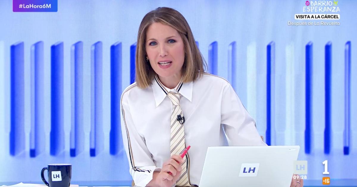 Silvia Intxaurrondo este miércoles en TVE