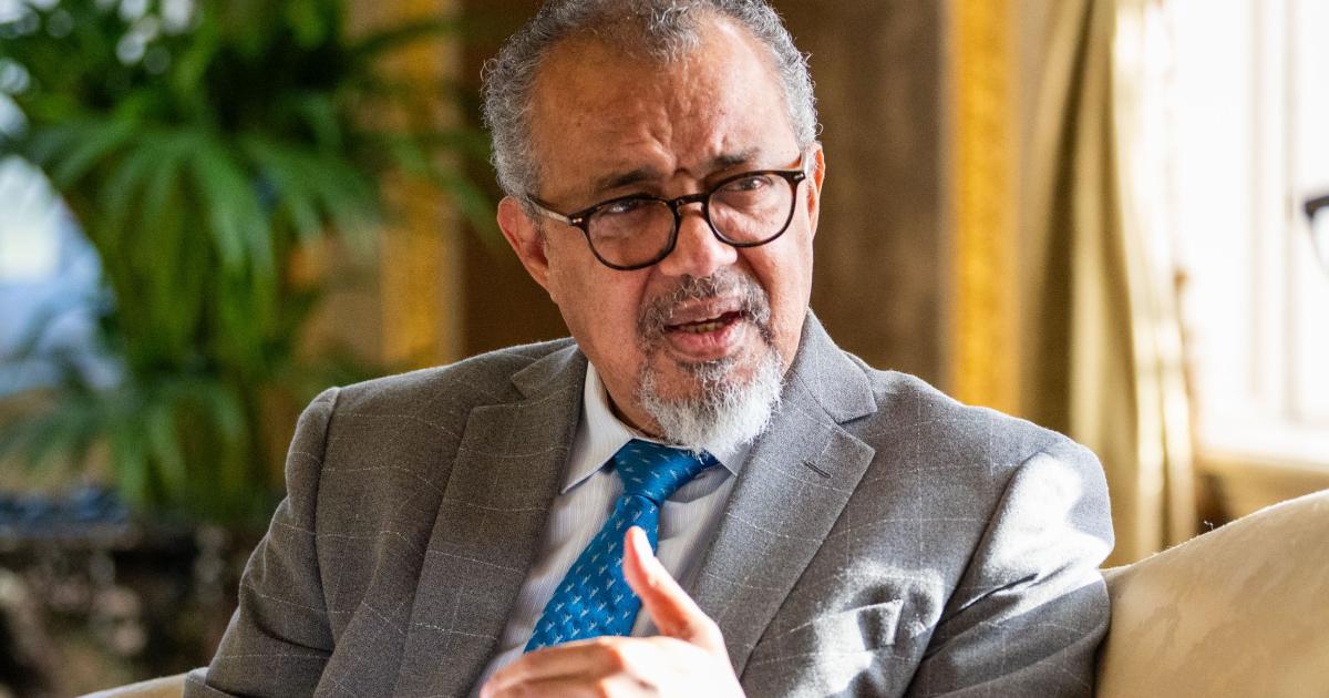 El director general de la OMS, Tedros Adhanom.