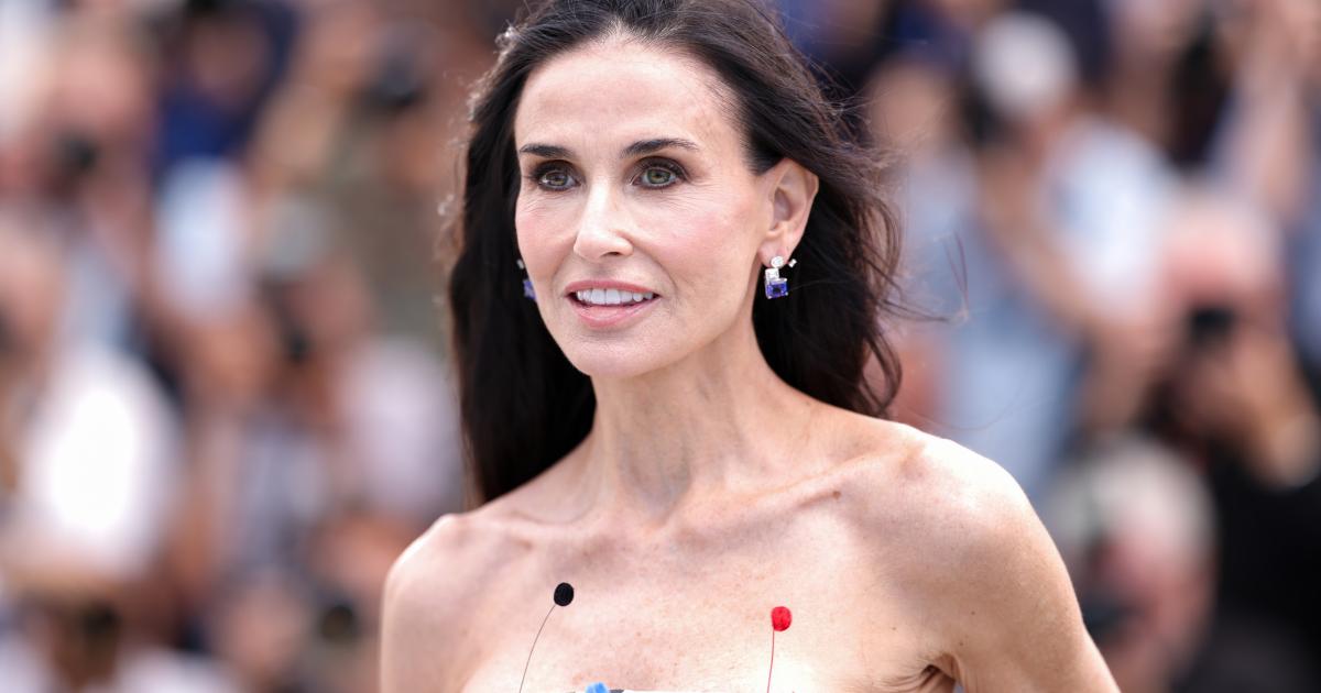 Demi Moore, este martes en el Festival de Cannes