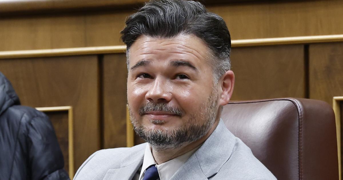Gabriel Rufián, en el Congreso de los Diputados