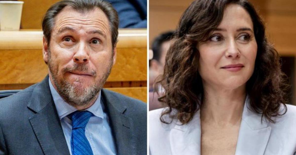 Óscar Puente e Isabel Díaz Ayuso.