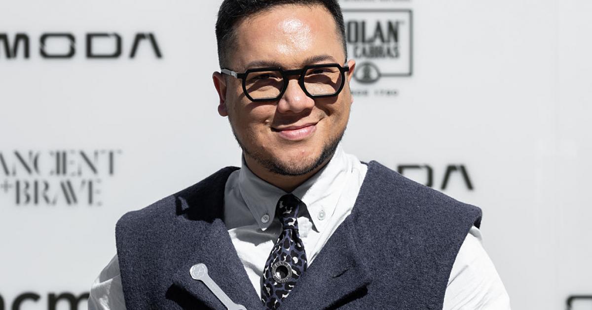 Daniel Chong, en un pase de moda