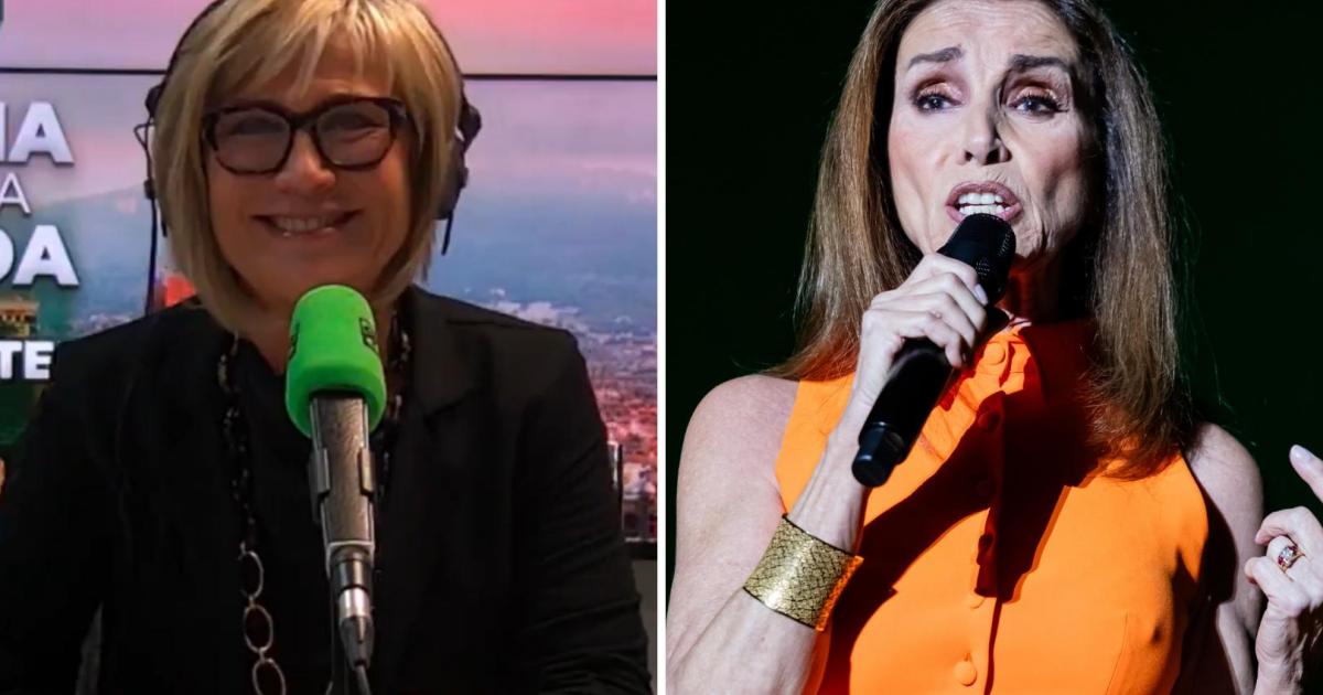 Fotomontaje de la periodista Julia Otero y la cantante Ana Belén.