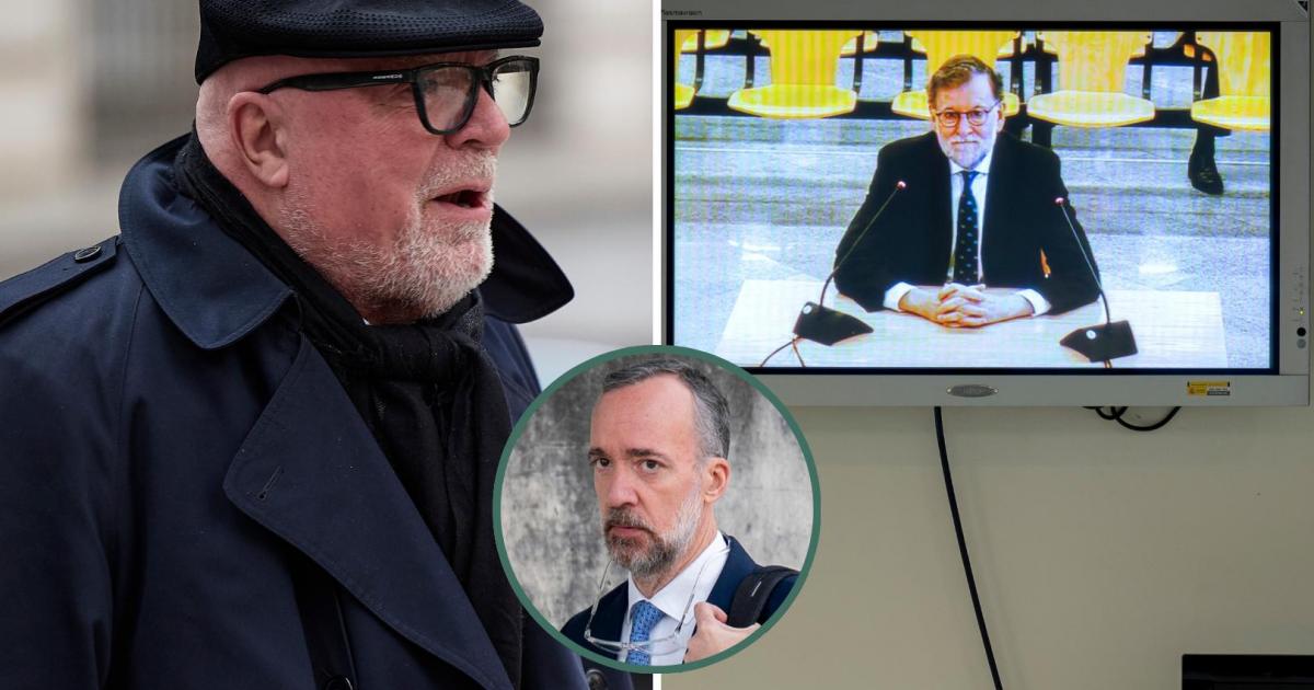 El comisario jubilado José Manuel Villarejo, el expresidente Mariano Rajoy y el ex secretario de Estado de Seguridad Francisco Martínez.