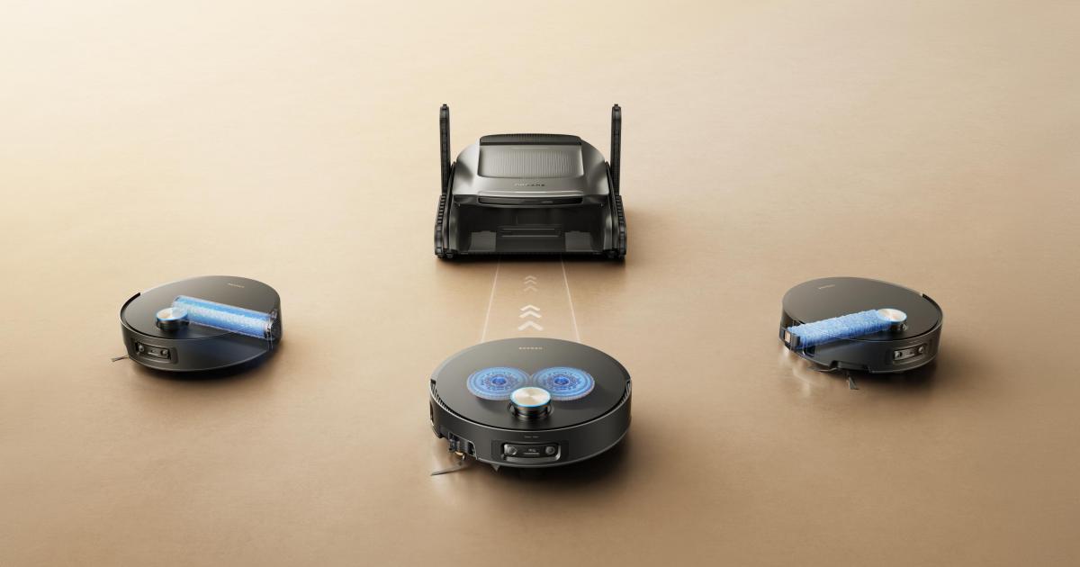 Los nuevos robots aspiradores de Dreame.