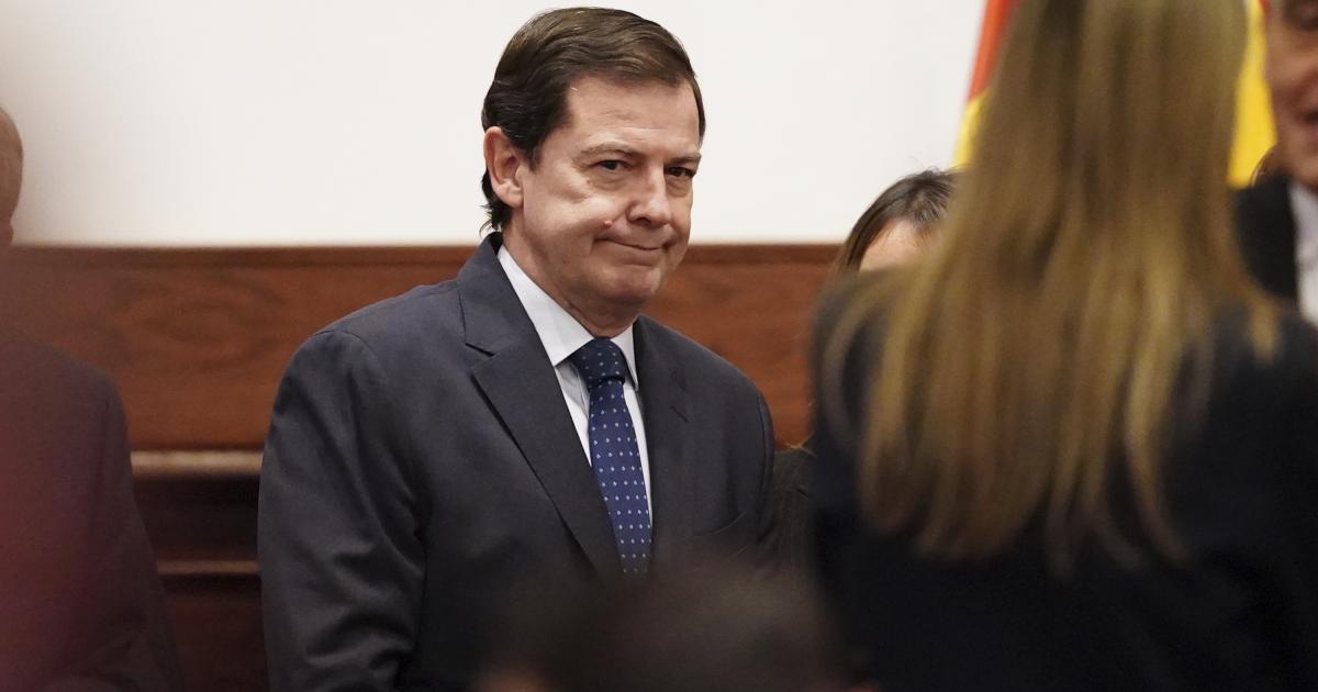 El presidente de la Junta de Castilla y León, Alfonso Pérez Mañueco.