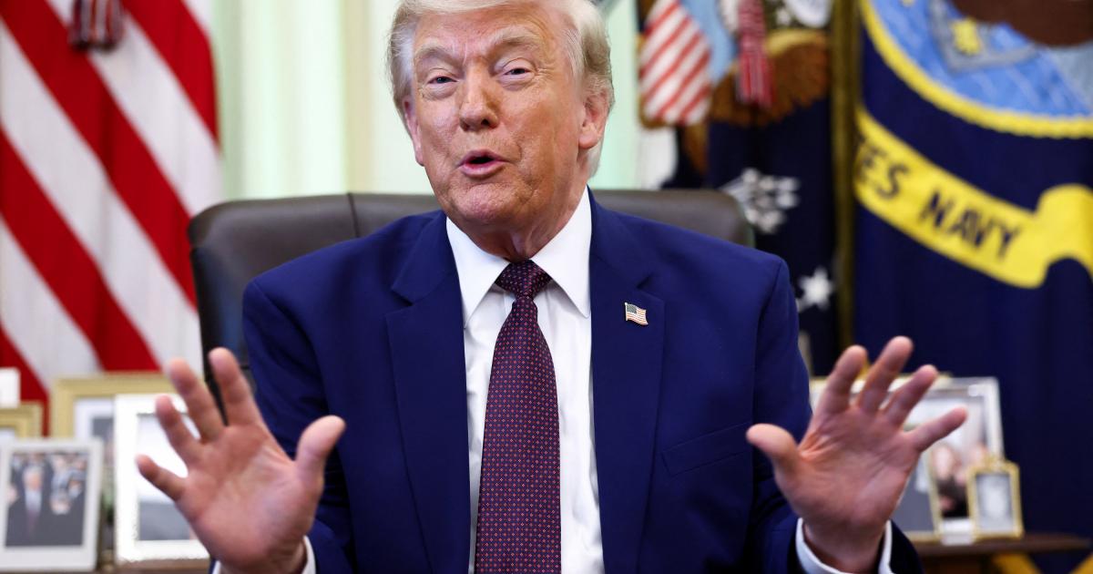 El presidente Donald Trump, en el Despacho Oval.