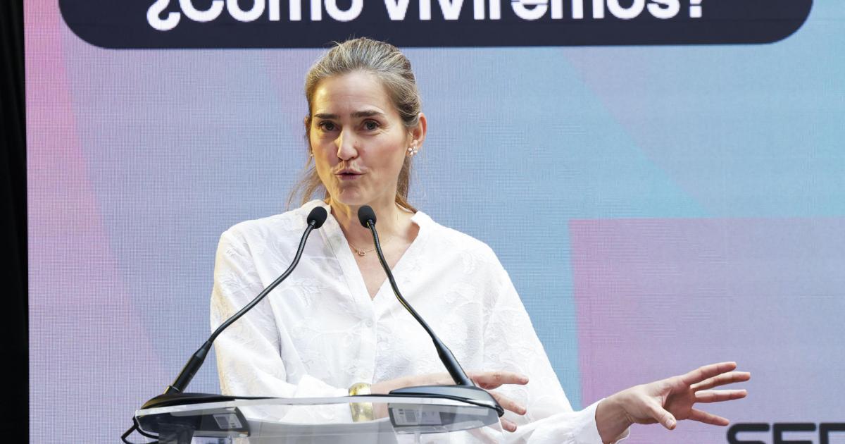 Sara Aagesen, en el Foro Seremos, organizado por la Ser, este jueves en Madrid.
