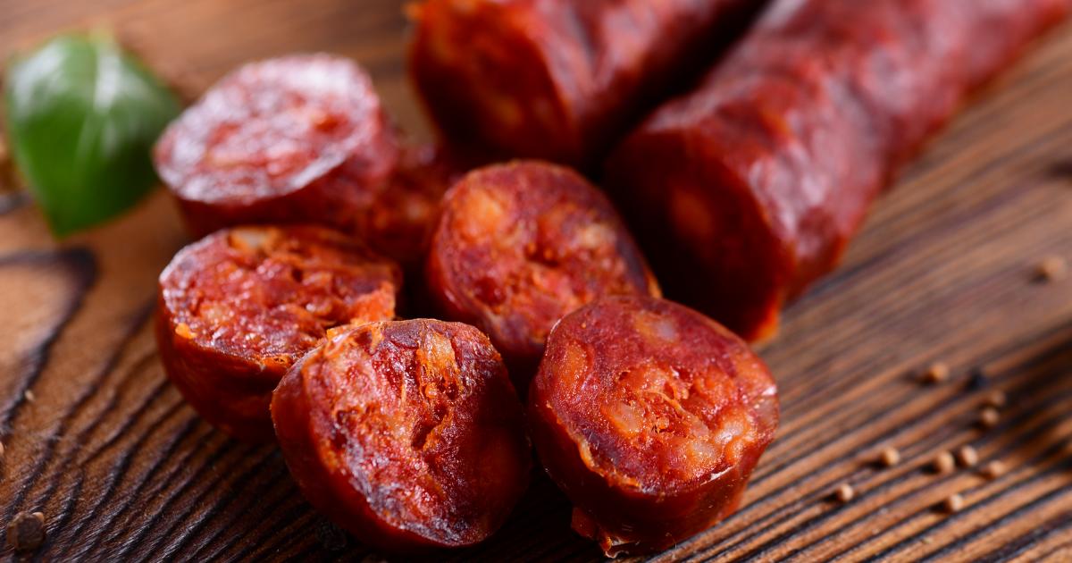 Un chorizo en una imagen de archivo