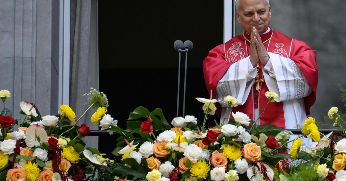 El papa, este miércoles durante su visita a Montserrat