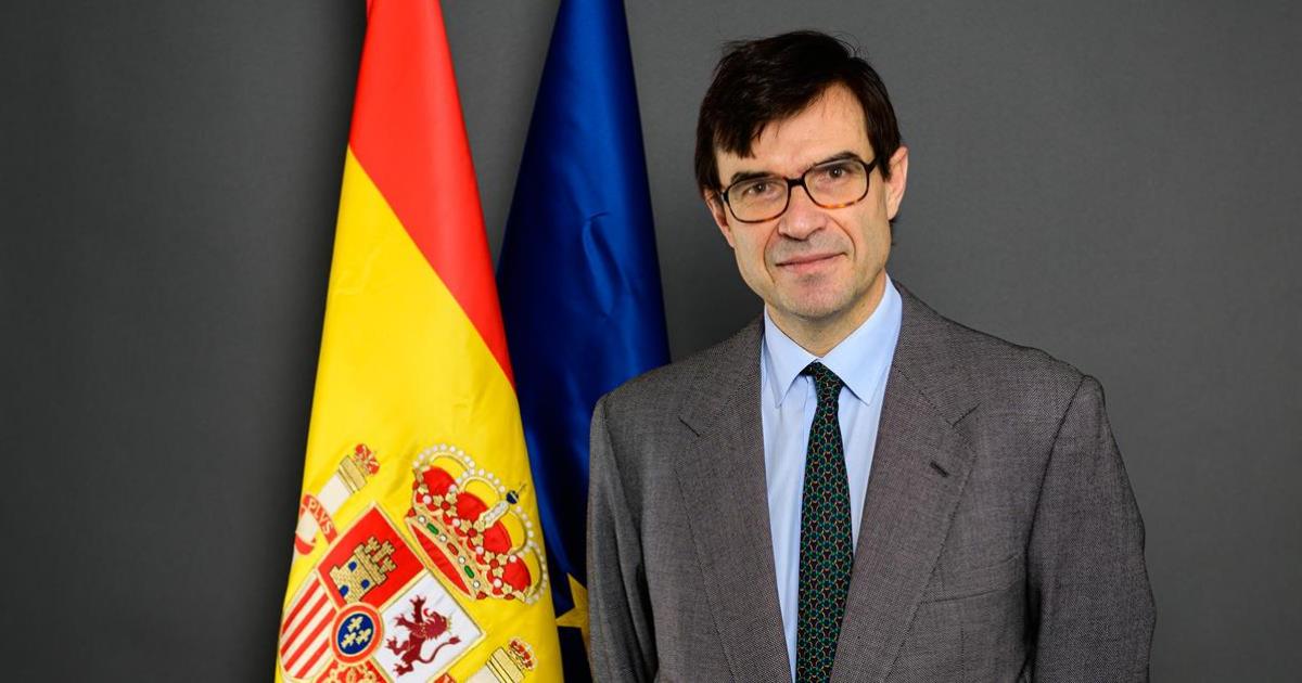 El diplomático y escritor Juan González-Barba, en una imagen de su época como secretario de Estado para la Unión Europea.