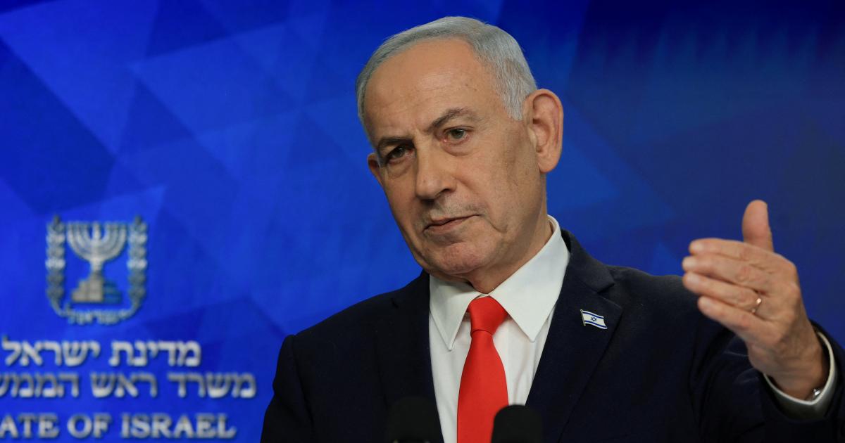 El primer ministro israelí, Benjamin Netanyahu, ofrece una inusual rueda de prensa tras conocerse acuerdo entre Estados Unidos e Irán, el 15 de junio de 2026, en Jerusalén.
