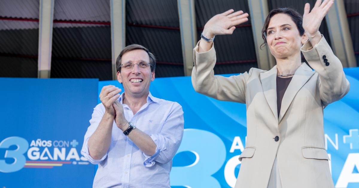 El alcalde madrileño, José Luis Martínez-Almeida, y la presidenta de la Comunidad, Isabel Díaz Ayuso; en una imagen de archivo.