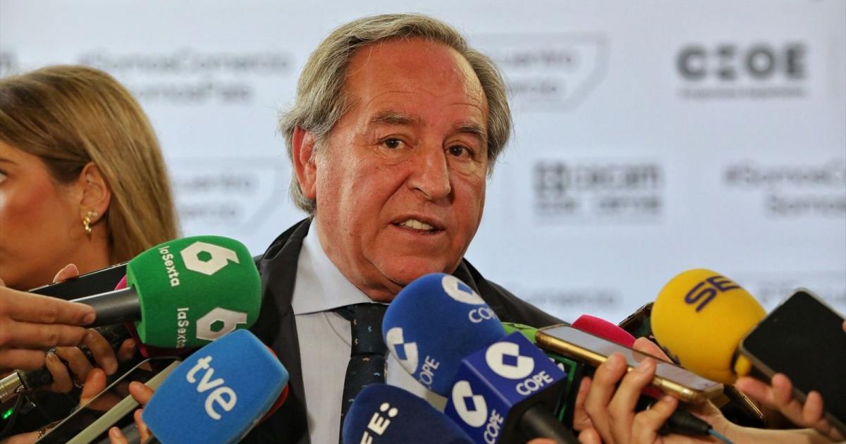 El presidente de la patronal de Castilla-La Mancha, Ángel Nicolás, en una imagen de archivo.