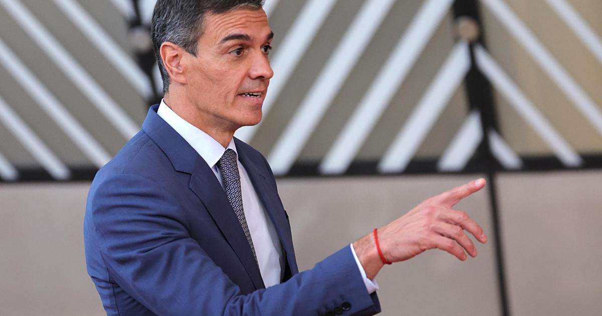 El presidente del Gobierno, Pedro Sánchez