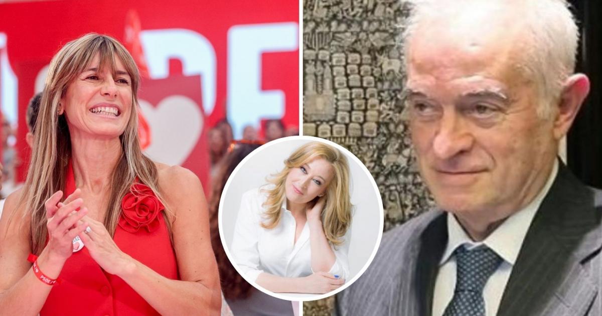 Begoña Gómez, Elisa Beni y el juez Peinado (de izquierda a derecha)