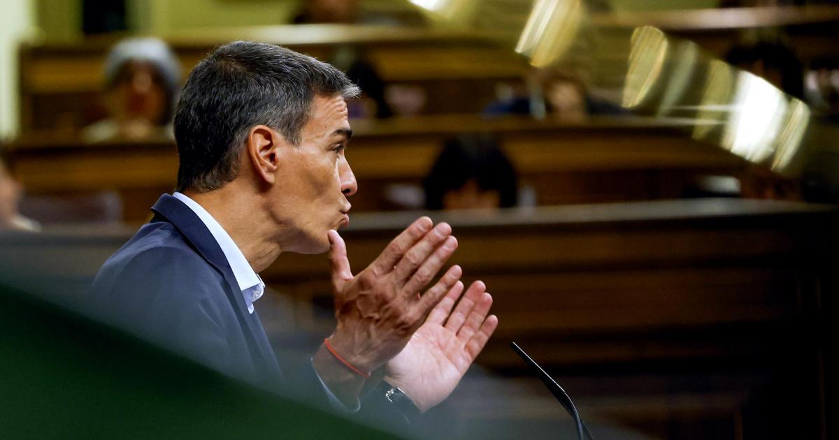 El presidente del Gobierno, Pedro Sánchez