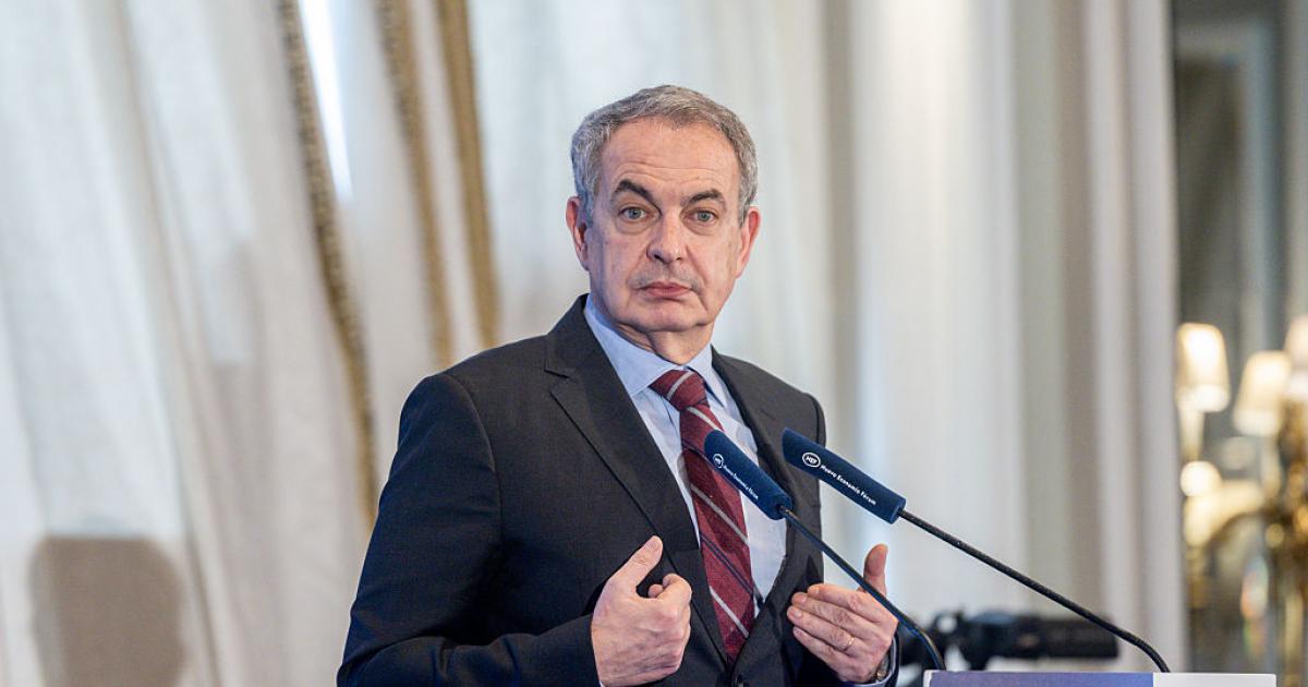 José Luis Rodríguez Zapatero, durante una intervención