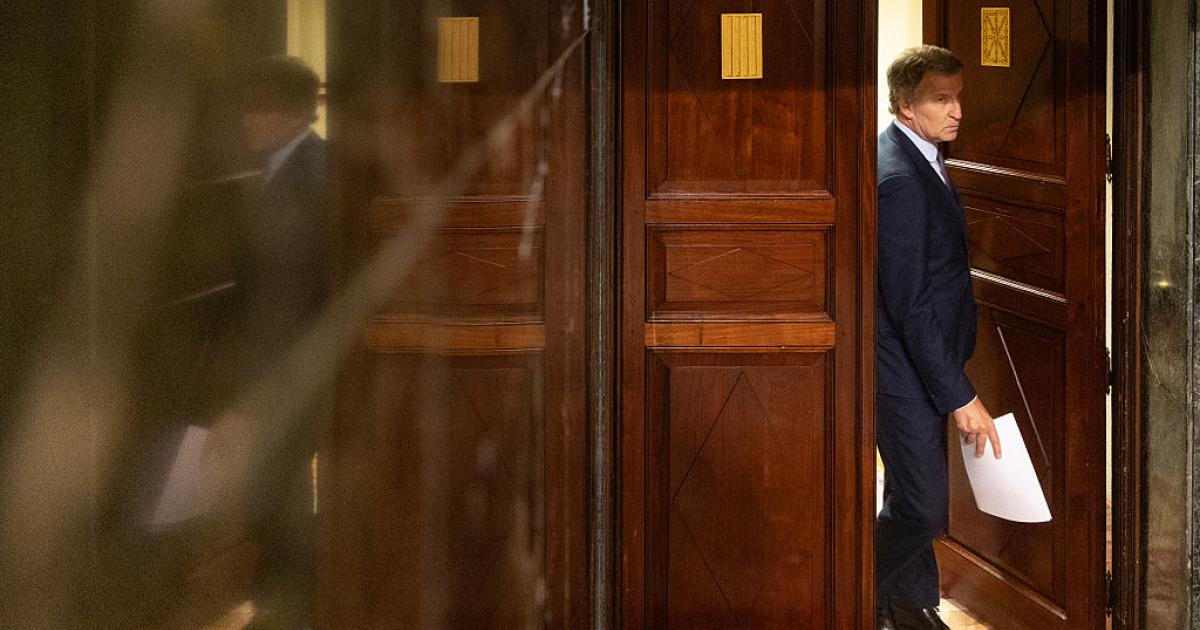 El presidente del PP, Alberto Núñez Feijóo
