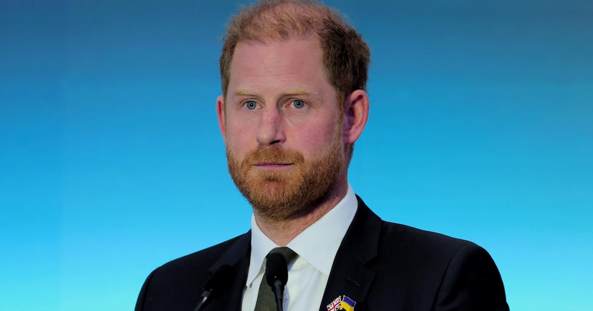 El príncipe Harry en su discurso en el Kyiv Security Forum celebrado en abril de 2026 en la capital de Ucrania