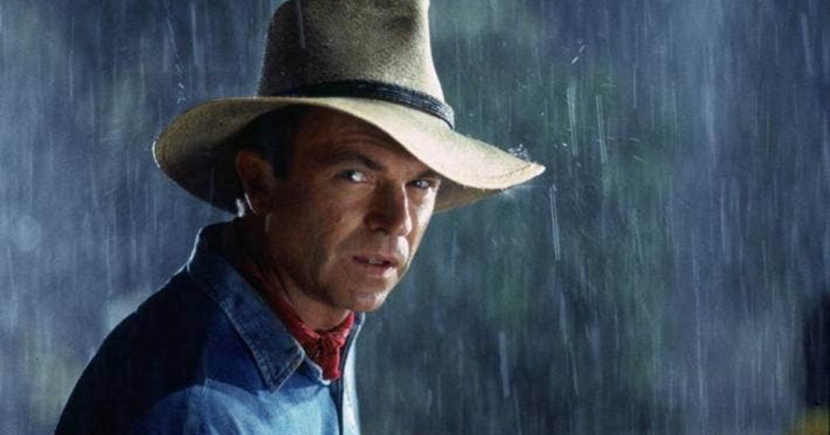 El actor Sam Neill en 'Jurassic Park'.
