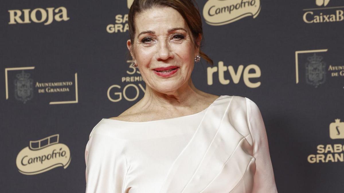 Emma Vilarasau a su llegada al Palacio de Congresos de Granada.