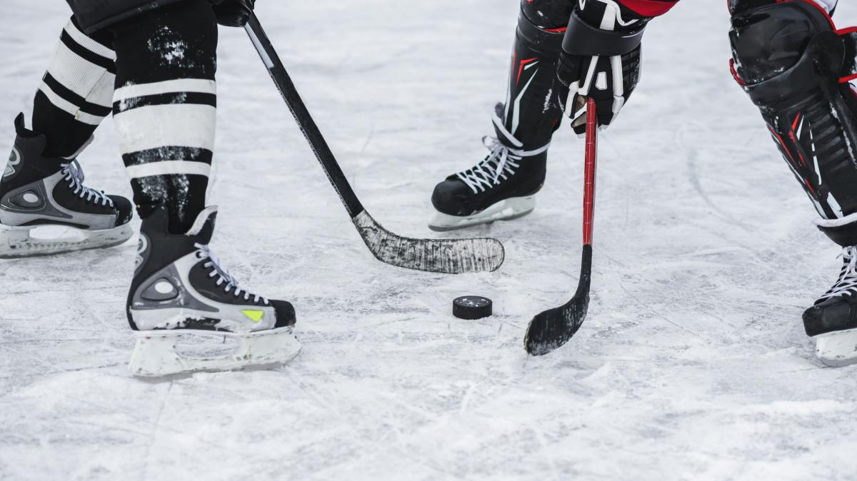 Imagen de archivo de hockey sobre hielo.