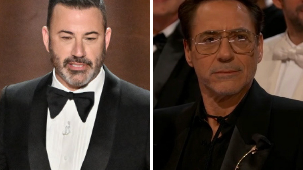 Jimmy Kimmel y Robert Downing Jr.