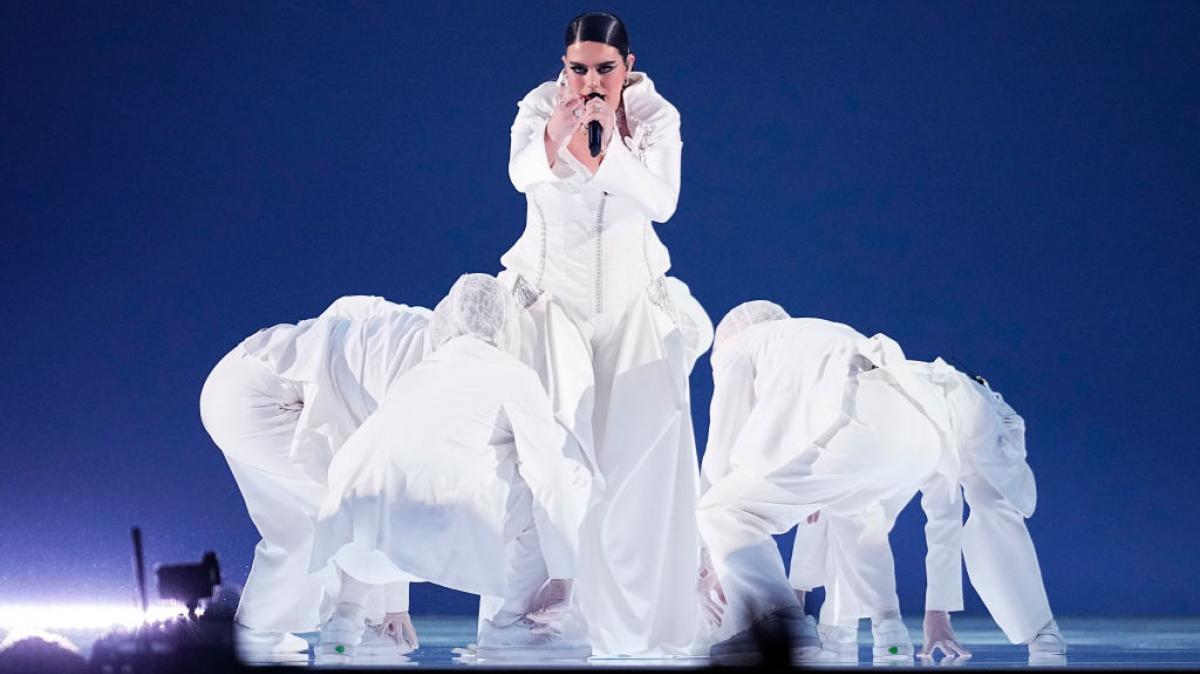 Iolanda, de Portugal, en la final de Eurovisión 2024.
