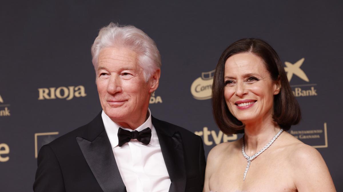 Richard Gere y Aitana Sánchez-Gijón, Goya Internacional y Goya de Honor, respectivamente.