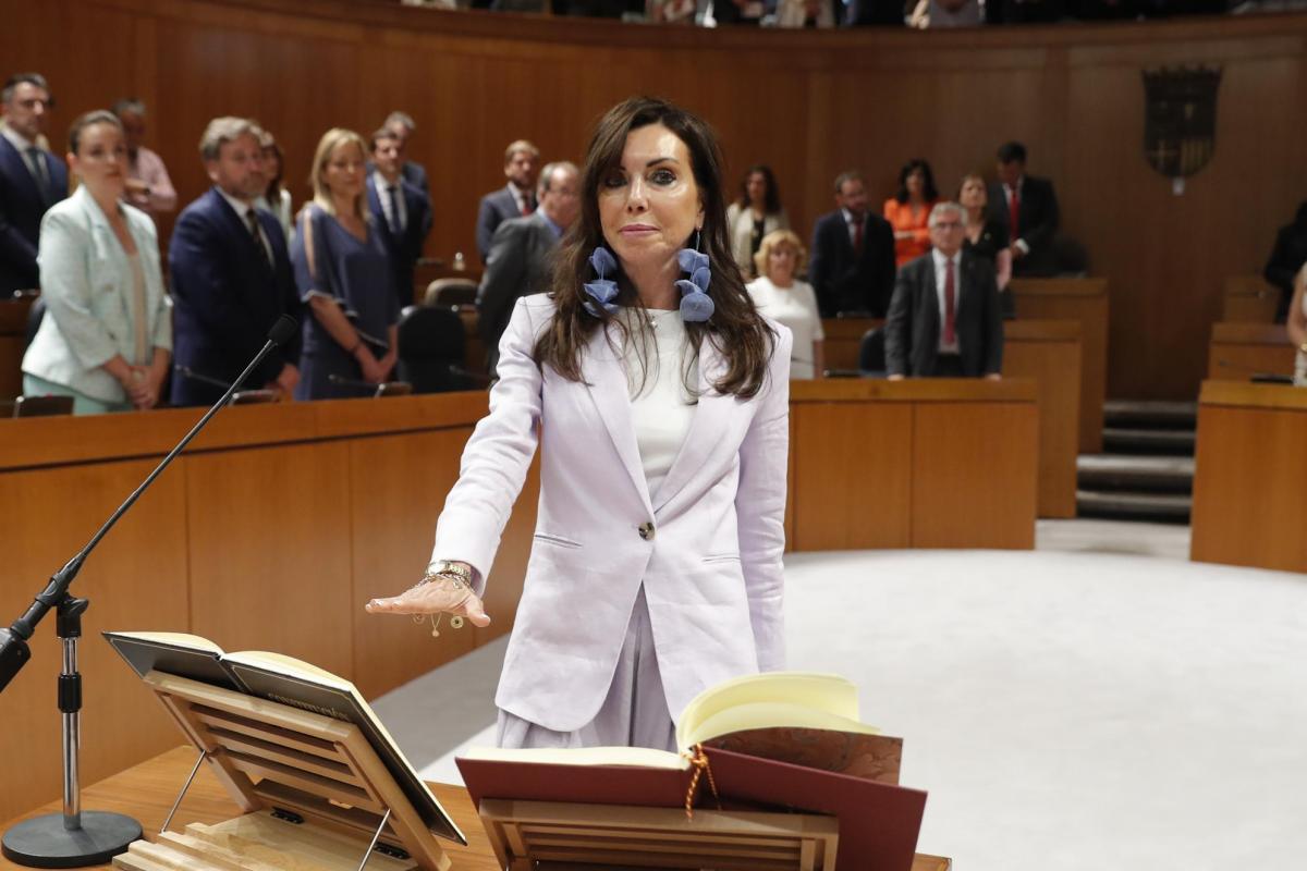 La diputada de Vox, Marta Fernández